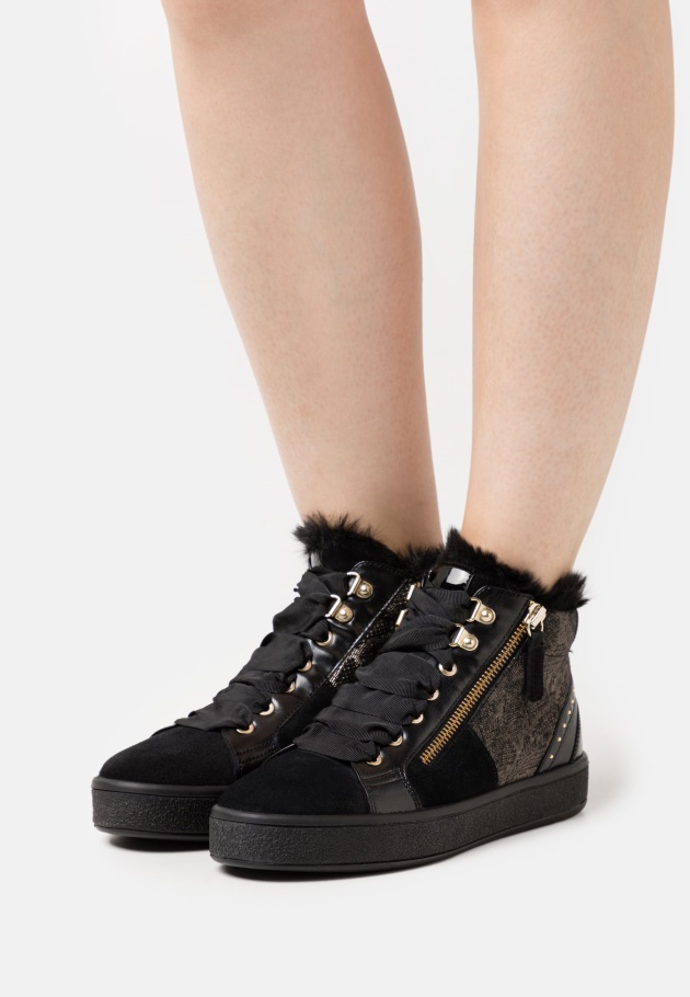 Schwarze Gabor High-top-sneaker Damen