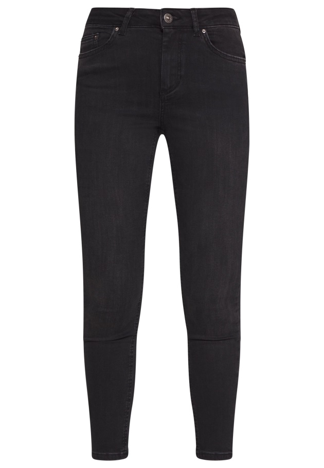 Schwarze Gabor-Pantoletten