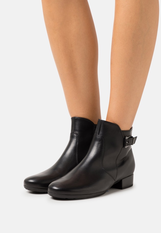 Schwarze Damen Klassische Stiefeletten Gabor