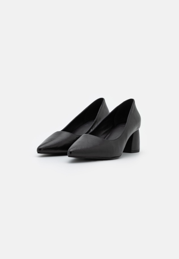 Schwarzes Gabor Leder - Klassische Heels