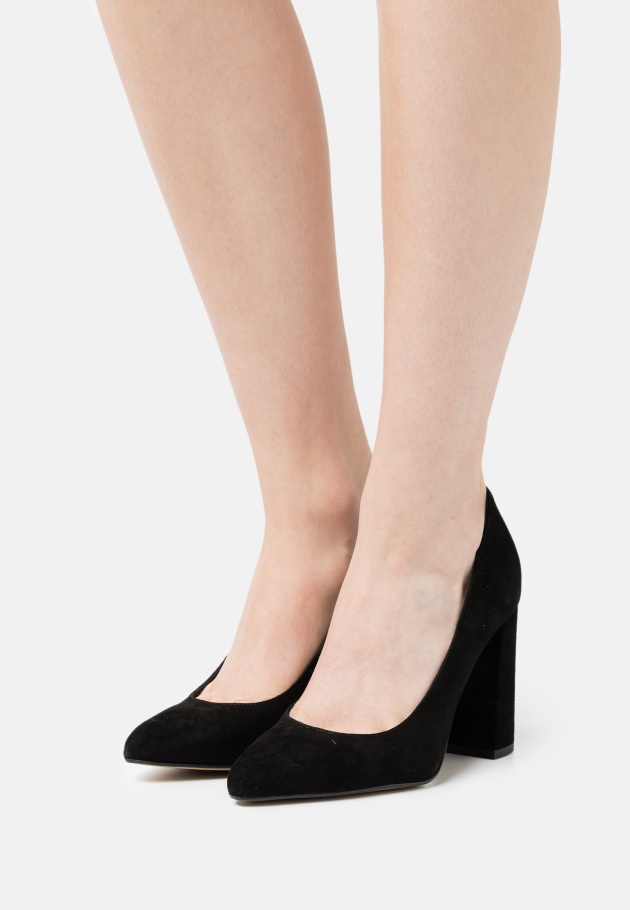 Schwarzes Gabor Leder - Klassische Heels