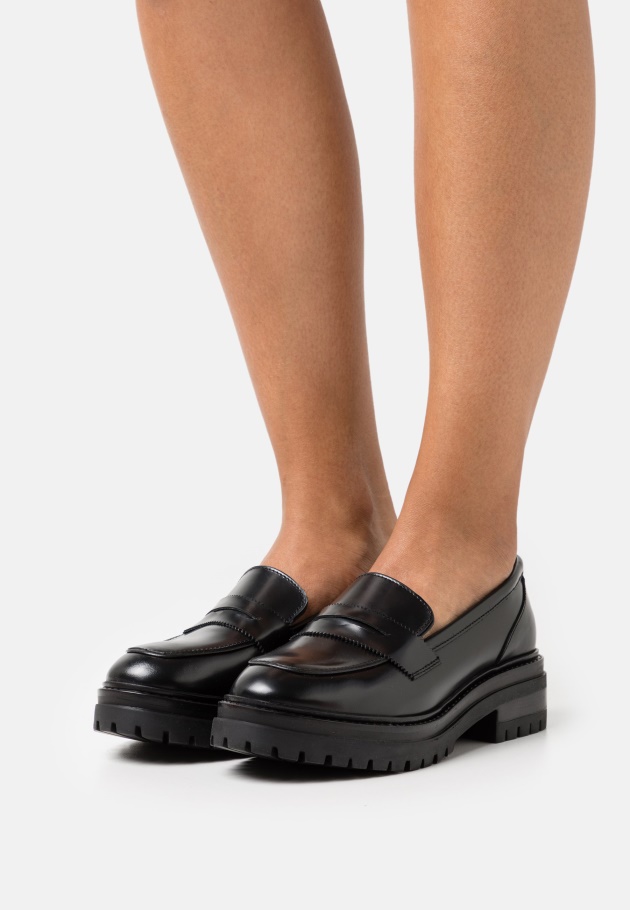 Schwarzes Gabor Leder - Klassische Heels